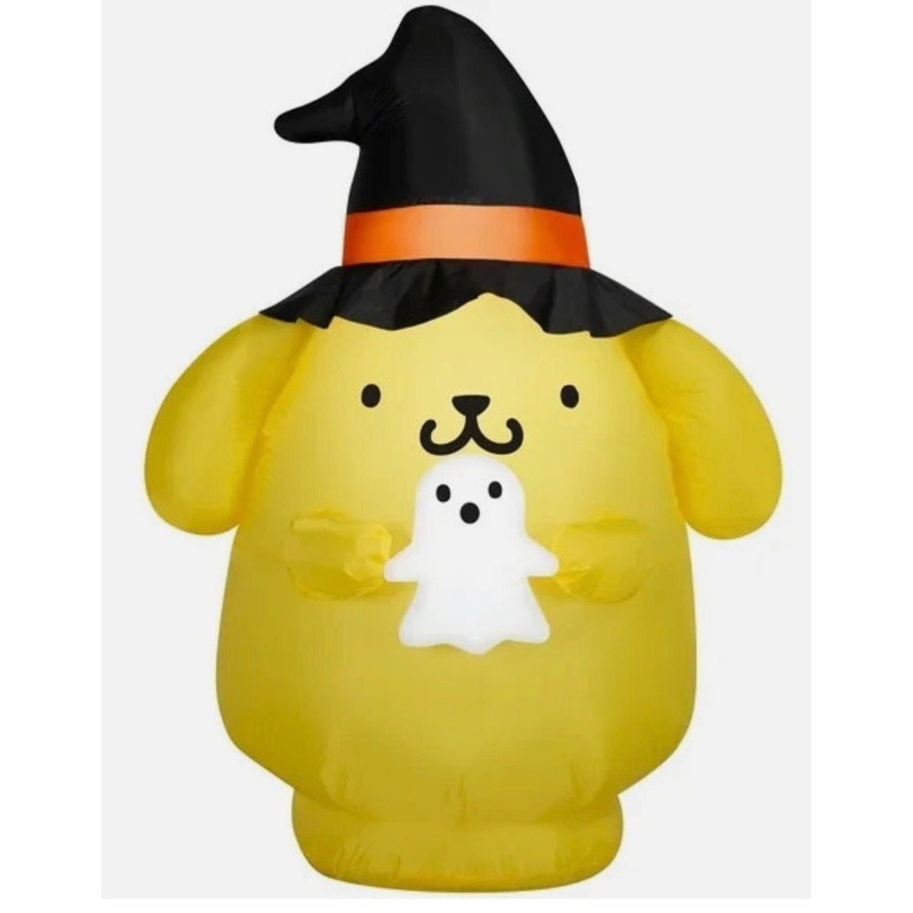 HELLO KITTY AND FRIENDS POMPOMPURIN INFLATABLE‎ LED LIGHTS UP 5ft. HALLOWEEN NEW